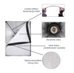Pulteliu reguliuojami 85w šviestuvai su stovais – Softbox šviesdėžės (2 vnt.) - Image 7