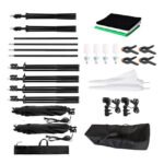 Fotostudijos komplektas su 3 fonais ir 4 šviestuvais - MIDI+ - Image 3