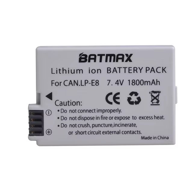 lpe8 Baterija akumuliatorius Lp-E8 Canon - Image 1