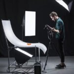 Pulteliu reguliuojamas 85w šviestuvas su stovu – Softbox šviesdėžė - Image 7