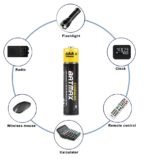 AAA įkraunami akumuliatoriai baterijos (4 vnt. komplektas) - Image 2