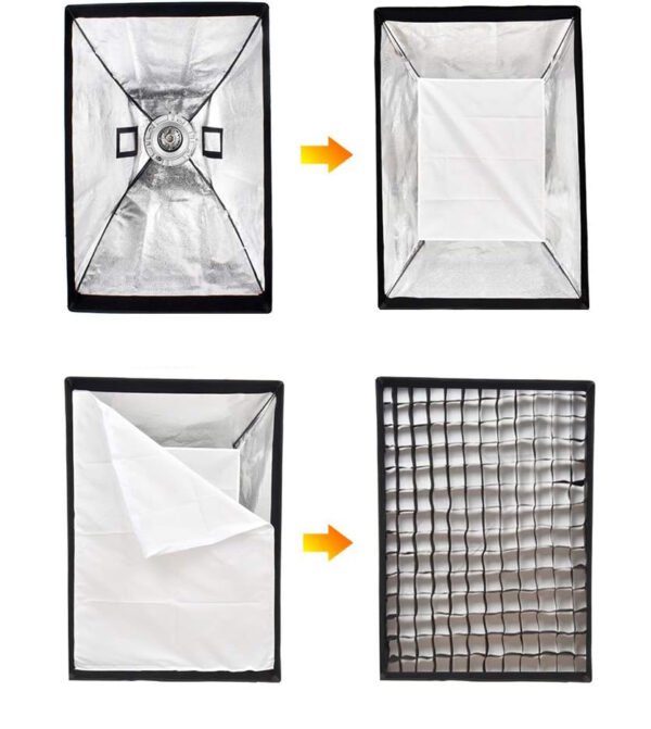 Godox 70x100 bowens softbox + grid - Image 10