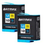Gopro kameros 9 10 11 12 baterijos (AHDBT-901) + kroviklis - Image 2
