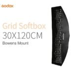 Godox 30×120 bowens softbox + grid