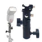 Metalinis laikiklis skėčiui ir blykstei