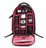 Patogi kuprinė fotoaparatui ir priedams