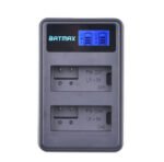 Dvigubas su USB Canon baterijų kroviklis LP-E8 - Image 2