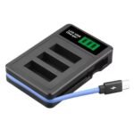 Baterijų kroviklis NB-13L su type C trigubas (Canon)