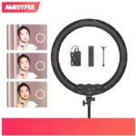 LED žiedinė lempa su telefono laikikliu ir stovu – Ambitful - Image 2