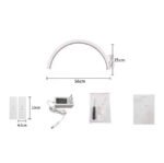 Pusmėnulio formos stalinė lempa 36w - Image 5