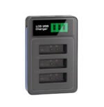 Baterijų kroviklis NB-13L su type C trigubas (Canon) - Image 2