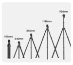 Alkūninis trikojis stovas „Ulanzi“ 176 cm + pultelis - Image 9