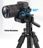 Alkūninis trikojis stovas „Ulanzi“ 176 cm + pultelis - Image 12