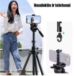 Alkūninis trikojis stovas „Ulanzi“ 176 cm + pultelis - Image 14