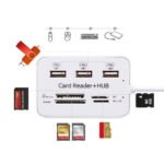 Kortelių skaitytuvas COMBO su 3 USB jungtimis - Image 2