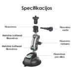 Suction cup siurbtukas prie stiklo - Image 6