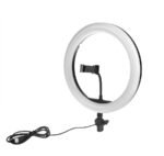 LED žiedinė selfie lempa su stovu – MAXI + bluetooth pultelis - Image 2