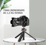 „Ulanzi“ trikojis – lazda fotoaparatui ar telefonui + pultelis - Image 9