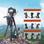 Trikojis stovas 200 cm fotoaparatui, telefonui ar planšetei - Image 5