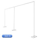 6x3 m sienelė dekoracijoms, tentui, fonui, papuošimams