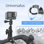 Universalus kameros laikiklis dviračiui ir motociklui (GoPro, DJI, Insta) - Image 2