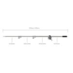 Tvirtas nerūdijančio plieno stovas su stabdžiais (280 cm), su gervės alkūne ir smėlio maišu - Image 11