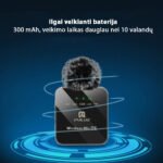 Belaidžiai mikrofonai telefonui „Puluz“ (Type-C) - Image 4