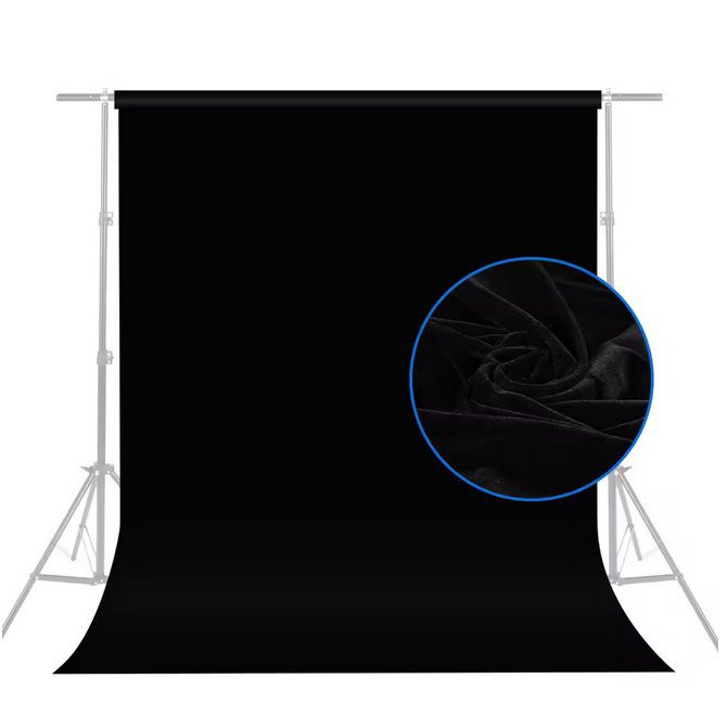 medziaginis-juodas-fonas Juodas fotografinis fonas – Audinys - Image 1