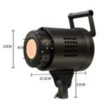 Pastovios šviesos 135w LED apšvietimas su OCTA bowens softbox ir stovu - Image 6