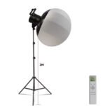 Pastovios šviesos 135w LED apšvietimas su OCTA bowens softbox ir stovu