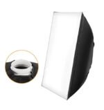 Pastovios šviesos 135w LED apšvietimas su 50x70cm bowens softbox ir stovu - Image 2