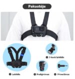 TELESIN laikiklis ant krūtinės Gopro, DJI - Image 2