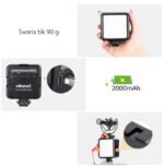 „Ulanzi“ mini LED apšvietimas vlogams, reels ir fotografijai - Image 4
