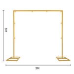 3×3 m sienelė dekoracijoms, tentui, fonui, papuošimams - Image 2