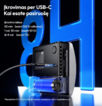 Nešiojama Ulanzi įkraunama RGB šviesa filmavimams + laikikliai - Image 9