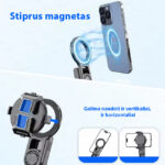 Stovas – asmenukių selfie lazda su Magsafe + Bluetooth pultelis - Image 4