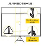 Projektoriaus ekranas su stovu VEVOR - Image 4