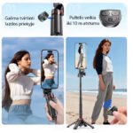 Stovas – asmenukių selfie lazda su Magsafe + Bluetooth pultelis - Image 2