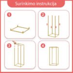 Stovai dekoracijoms, gėlėms, balionams - Image 8