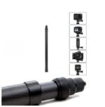 Teleskopinė veiksmo kameros lazda 150 cm (DJI, Gopro, Insta360) - Image 2