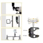 Super Clamp laikiklis su 360° rutuline galvute ir 1/4" varžtu, DSLR, GoPro, DJI ir kitoms kameroms - Image 2