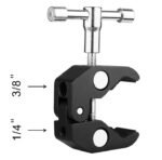 Super Clamp laikiklis su 360° rutuline galvute ir 1/4" varžtu, DSLR, GoPro, DJI ir kitoms kameroms - Image 5