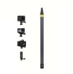 Teleskopinė anglies pluošto veiksmo kameros lazda 300 cm (DJI, Gopro, Insta360) - Image 3