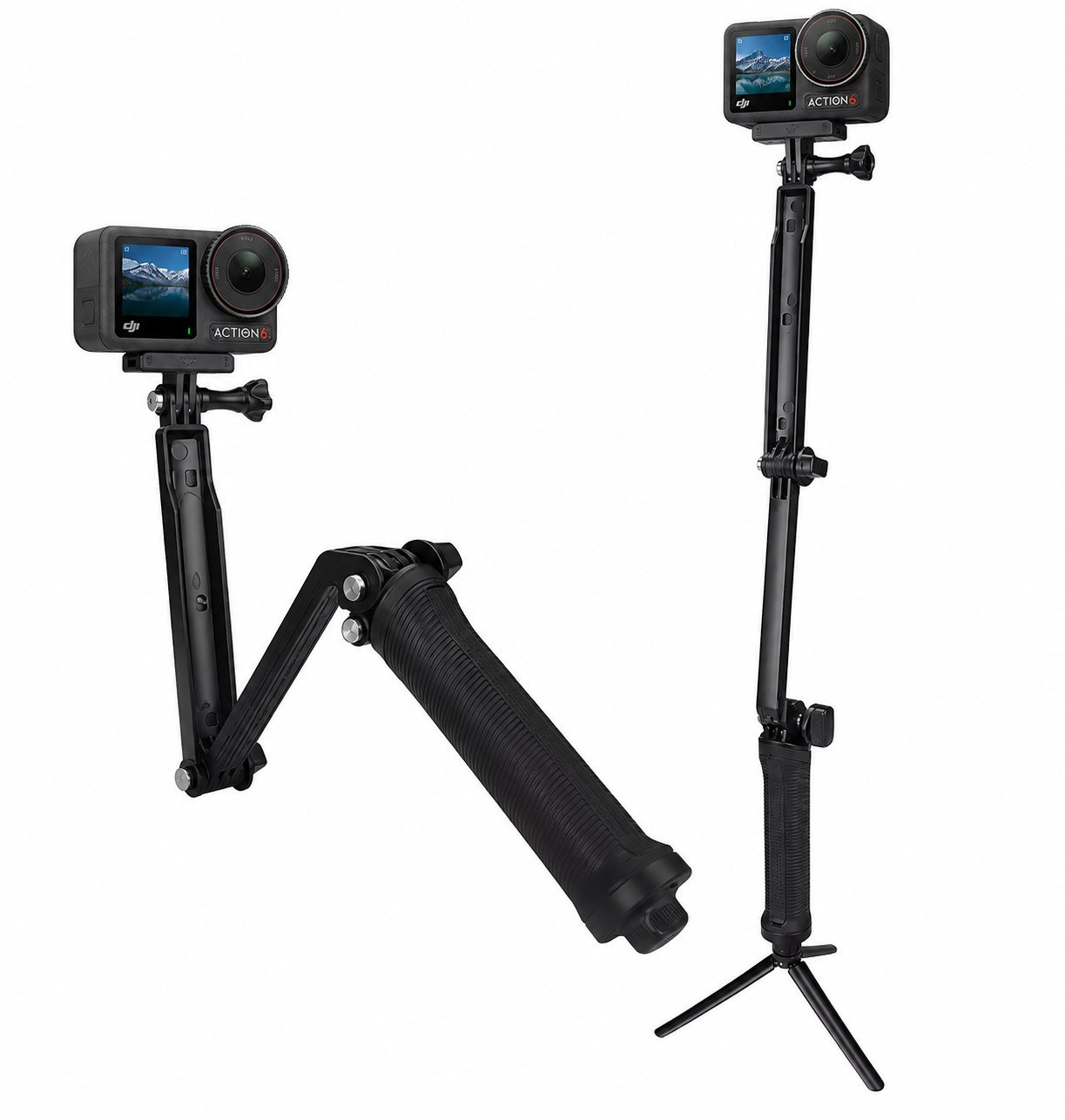 lazda-gopro-dji-osmo 3 viename – rankena, prailginimo svirtis ir trikojis - Image 1