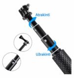 Veiksmo kameros teleskopinė lazda su gumine rankena 50 cm - Image 2