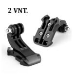 J formos greito atjungimo laikiklis (J-Hook) GoPro, DJI Osmo Action ir kitoms veiksmo kameroms (2 vnt.)