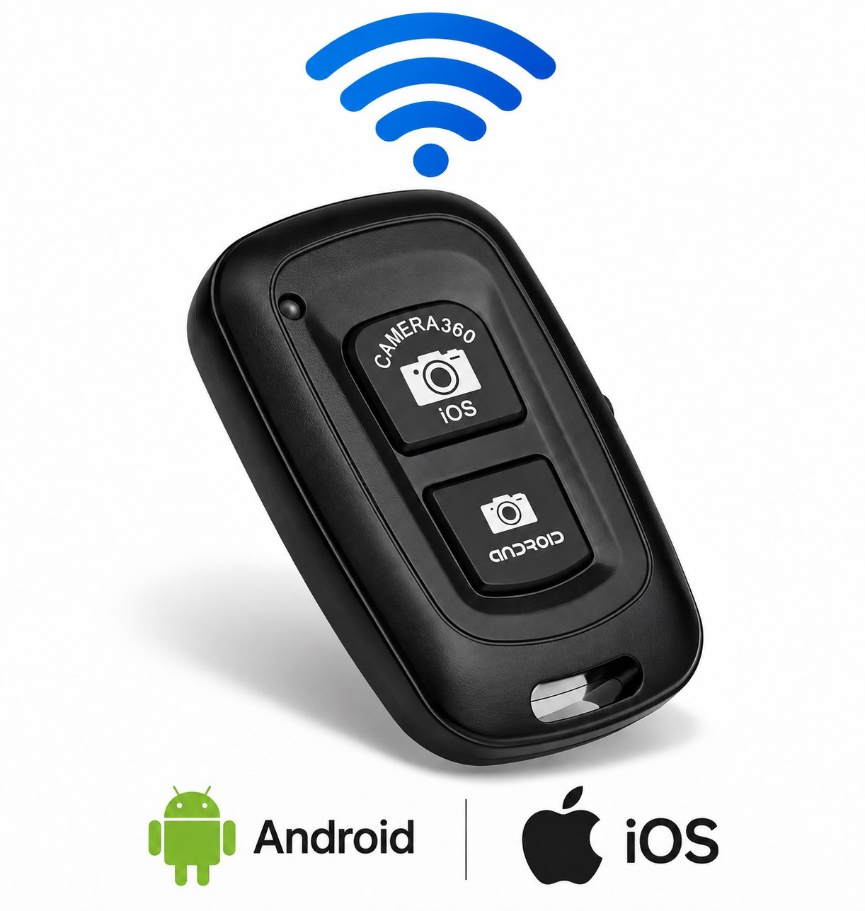 nuotolinis-bluetooth-pultelis-mygtukas Bluetooth telefono nuotolinis pultelis (IOS ir Android) - Image 1