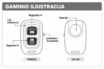 Bluetooth telefono nuotolinis pultelis (IOS ir Android) - Image 5