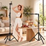 Reguliuojamas stovas su telefono laikikliu, teleskopine alkūne ir Bluetooth pulteliu - Image 5